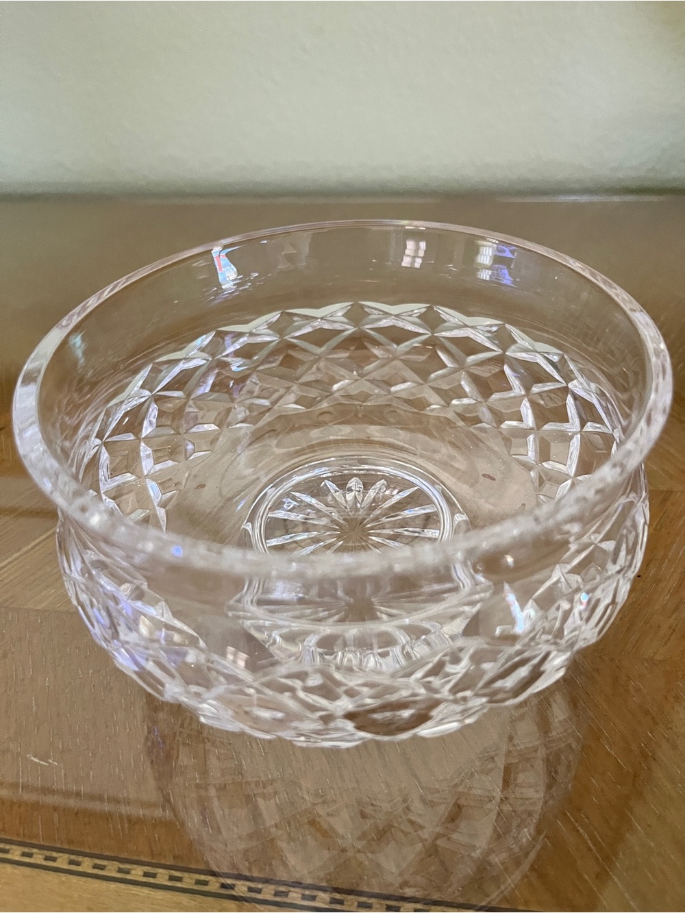 Waterford Crystal Clear Cut Glass Bowl